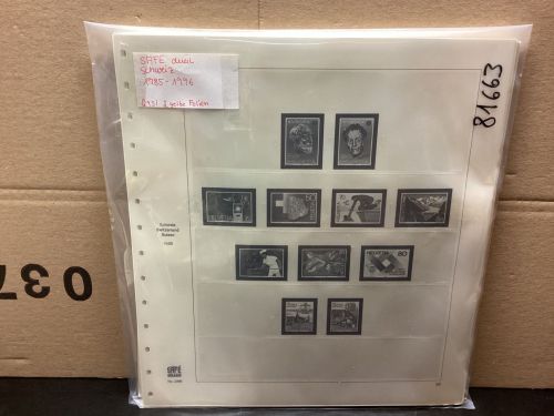 SAFE-Dual SCHWEIZ  1985-1996 Vordrucke gebraucht Lesen !