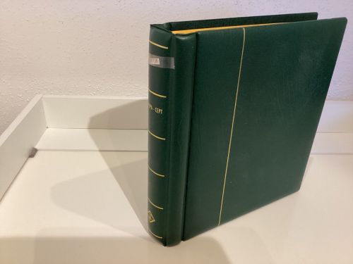Leuchtturm Drehstabbinder Aufschrift EUROPA CEPT  gebraucht leer grün