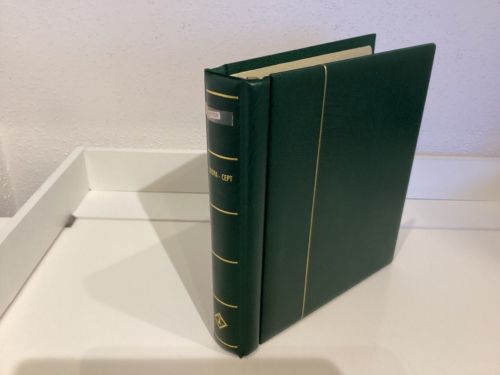 Leuchtturm Drehstabbinder Aufschrift EUROPA CEPT  gebraucht leer grün