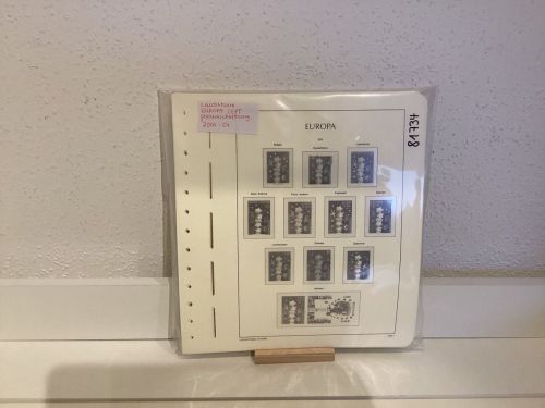 Leuchtturm Europa CEPT 2000-04 Vordrucke mit Klemmtaschen gebraucht