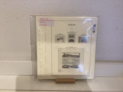 Leuchtturm Europa CEPT Mitläufer 2000-04 Vordrucke mit Klemmtaschen gebraucht