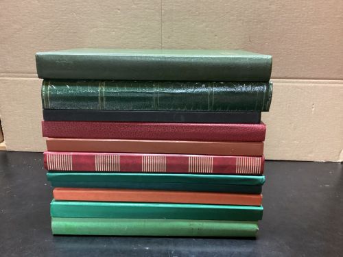 Einsteckalben  Briefmarkenalben 11 Stück weiß  gebraucht