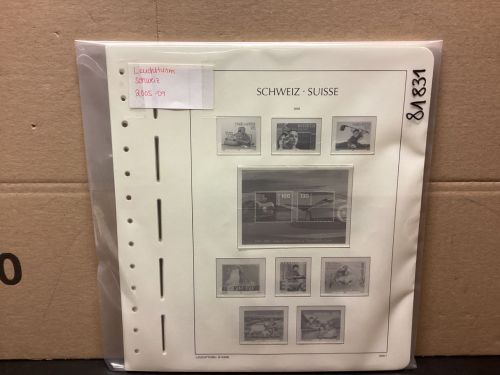 Leuchtturm Schweiz 2005-09 Vordrucke mit Klemmtaschen gebraucht