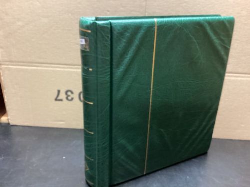 Leuchtturm Klemmbinder  gebraucht Leer grün