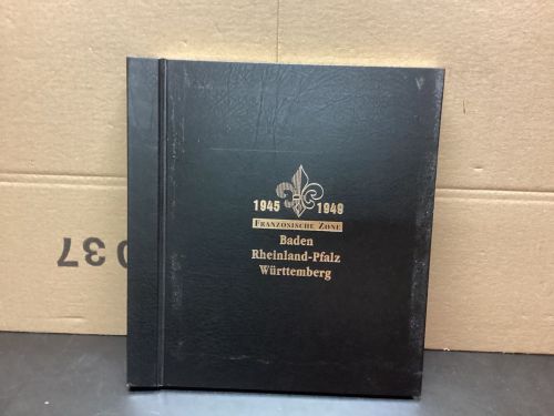 Sieger Französische Zone 1945-49 Falzlos Vordruckalben mit Taschen Komplett