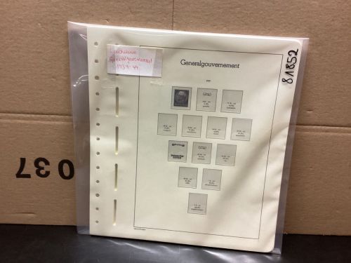 Leuchtturm Generalgouvernement Vordrucke  mit Klemmtaschen gebraucht