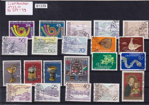 Liechtenstein 1973 gestempelt Komplett