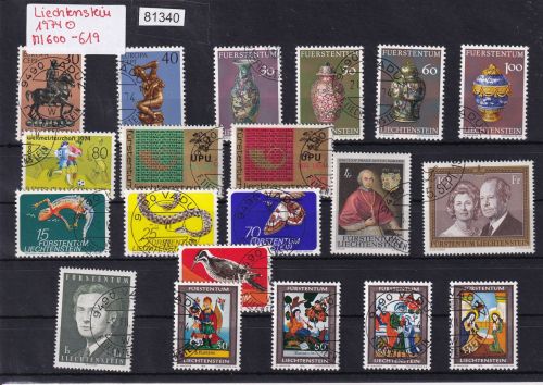 Liechtenstein 1974 gestempelt  Komplett