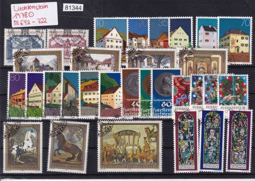 Liechtenstein 1978 gestempelt Komplett