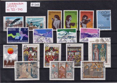 Liechtenstein 1979 gestempelt Komplett