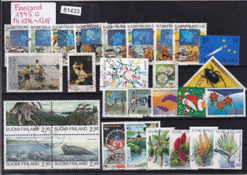 Finnland 1995, Mich.-Nr.: 1276-1318 gestempelt