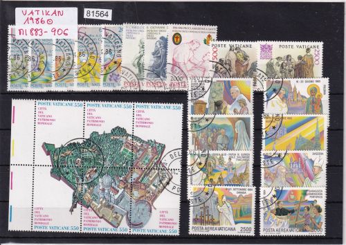 Vatikan 1986 Mi-Nr. 883-906 gestempelt