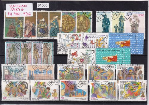 Vatikan 1987 Mi-Nr. 907-936 gestempelt