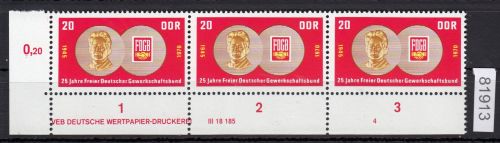 DDR 1970, Mich.-Nr.: 1577 ** DV FNr. 4