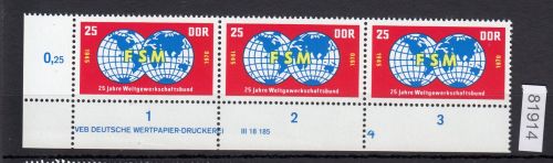 DDR 1970, Mich.-Nr.: 1578 ** DV FNr. 4   Druckvermerk