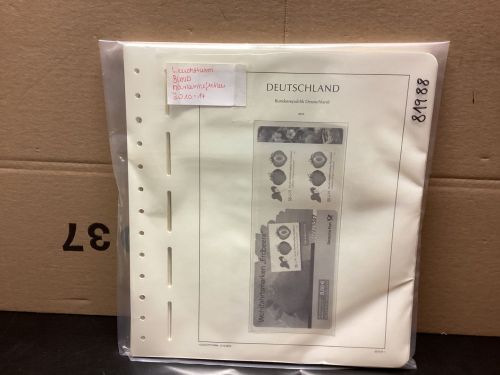 Leuchtturm BUND Vordrucke 2010-14  Markenheftchen gebraucht