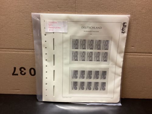 Leuchtturm BUND Vordrucke 2015 Markenheftchen gebraucht