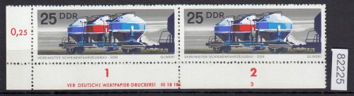 DDR 1973, Mich.-Nr.: 1847 ** DV FNr. 3   Eckrand  Druckvermerk