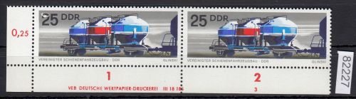 DDR 1973, Mich.-Nr.: 1847 ** DV FNr. 3   Eckrand  Druckvermerk