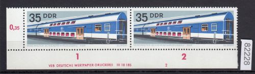 DDR 1973, Mich.-Nr.: 1848 ** DV FNr. 2   Eckrand  Druckvermerk