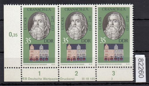 DDR 1973, Mich.-Nr.: 1860 ** DV FNr. 2   Eckrand  Druckvermerk