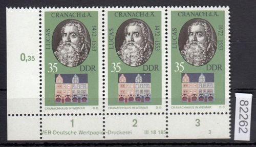 DDR 1973, Mich.-Nr.: 1860 ** DV FNr. 3   Eckrand  Druckvermerk