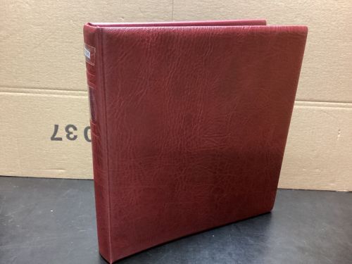 Lindner Ringbinder (18 Ringe) 1 mal gebraucht leer rot