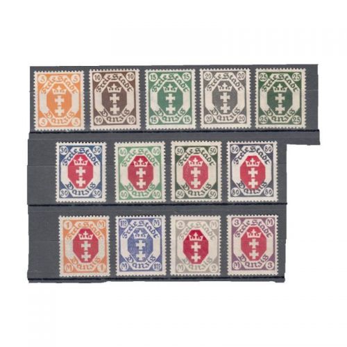 Danzig 1921 Mi.Nr. 73-86 *