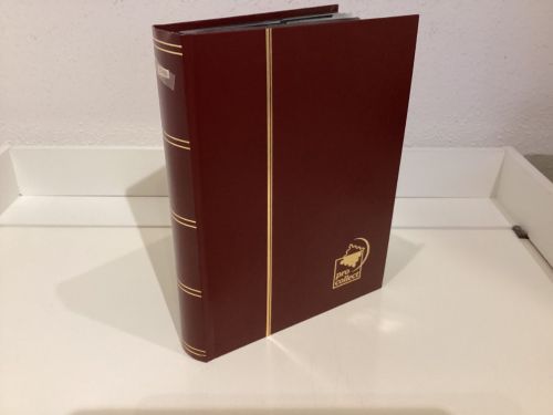 Briefmarkenalbum Einsteckalben DIN A4 64 Seiten schwarz   gebraucht