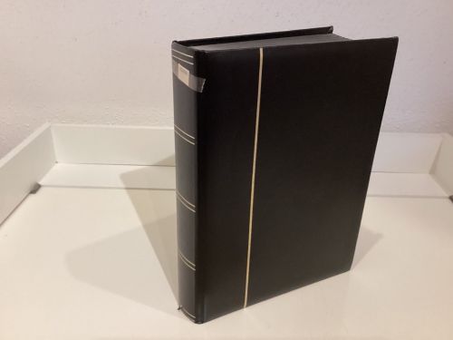 Briefmarkenalbum Einsteckalben DIN A4 60 Seiten schwarz   gebraucht