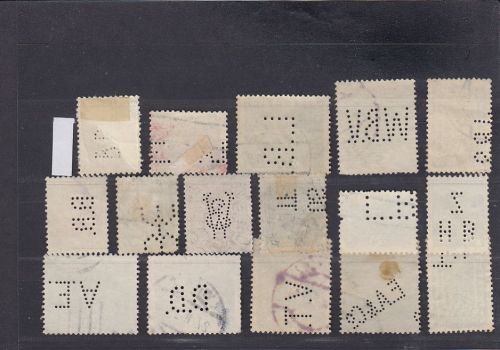 Österreich, Firmenlochungen, Perfins