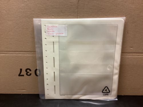 Leuchtturm Blanko Hüllen  3 Taschen  10 Stück  gebraucht