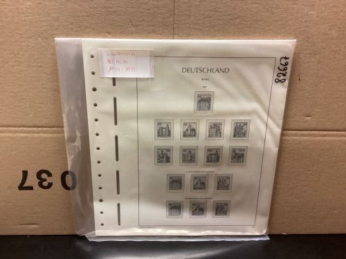 Leuchtturm Berlin 1977-79 Vordrucke mit Klemmtaschen gebraucht