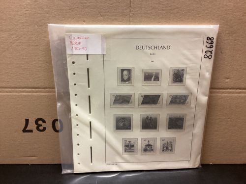 Leuchtturm Berlin 1980-90 Vordrucke mit Klemmtaschen gebraucht