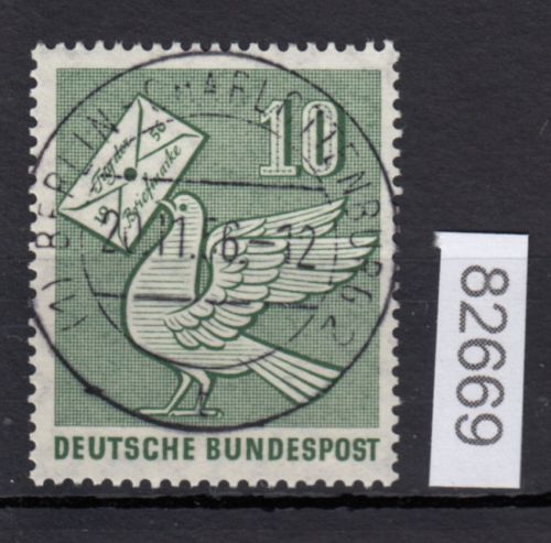 Bund 1956, Mich.-Nr.: 247 LUXUS Gestempelt + Gummi  Berlin-Charlottenburg