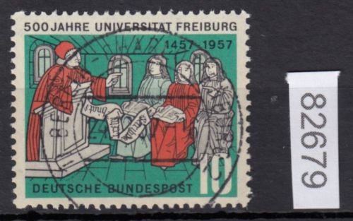 Bund 1957, Mich.-Nr.: 256 LUXUS Gestempelt + gummi  Berlin-Charlottenburg