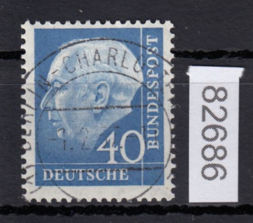 Bund 1957, Mich.-Nr.: 260 v  LUXUS Gestempelt + gummi  Berlin Charlottenburg