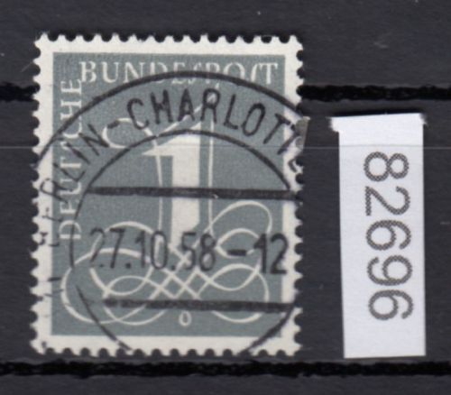 Bund 1958, Mich.-Nr.: 285  X  gestempelt geprüft  Berlin Charlottenburg