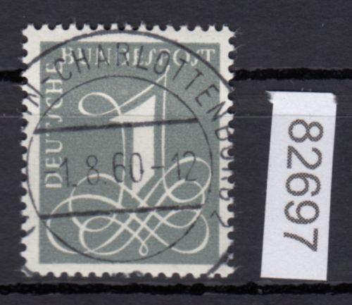 Bund 1958, Mich.-Nr.: 285  Y I  LUXUS gest.+gummi   geprüft  Berlin Charlottenburg