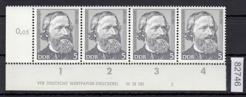 DDR 1974, Mich.-Nr.: 1941  ** DV FN  2   Eckrand  Druckvermerk