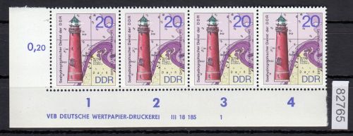 DDR 1974, Mich.-Nr.: 1955  ** DV FN 1   Eckrand  Druckvermerk