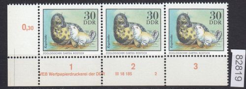 DDR 1975, Mich.-Nr.: 2035  ** DV FNr. 2   Eckrand  Druckvermerk