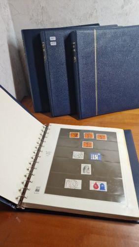 Bund ab 1974  viel Zentrisch gestempelt  im Safe Vordruck