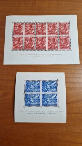 Niederlande 1942, Mich.-Nr.: Block 1+2 *   lesen