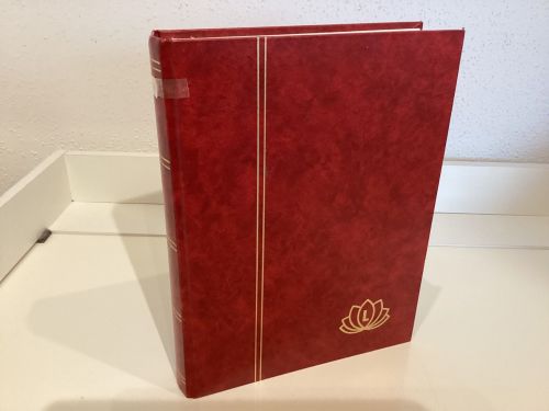 Briefmarkenalbum Einsteckalben  DIN A4 60 Seiten weiß gebraucht