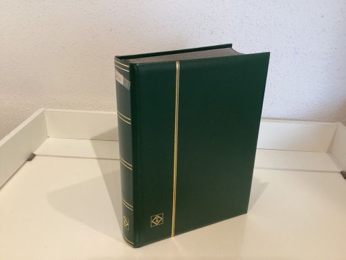 Briefmarkenalbum Einsteckalben DIN A4 60 Seiten schwarz   gebraucht