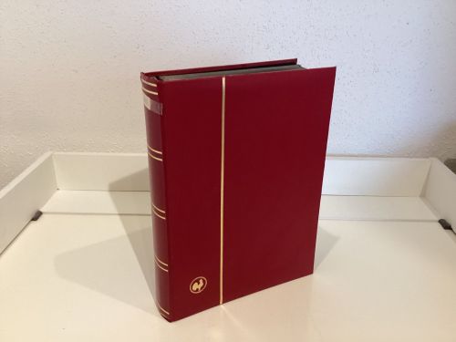 Briefmarkenalbum Einsteckalben DIN A4 60 Seiten schwarz   gebraucht