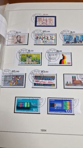 Bund  1994-1996  viel Zentrisch gestempelt  ** + gestempelt   viel Eckrand