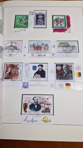 Bund  1997-1998  viel Zentrisch gestempelt  ** + gestempelt   viel Eckrand