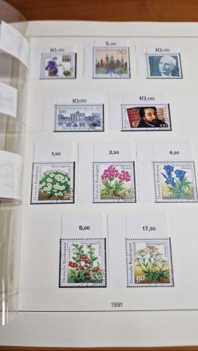 Bund  1991-1993  viel Zentrisch gestempelt  ** + gestempelt   viel Eckrand